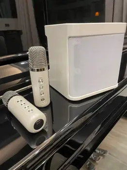 100W výbušné prenosné profesionálne karaoke duálny mikrofón bluetooth reproduktor vonkajšie domov smart externé zariadenie caixa de som