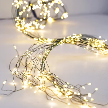 12V 600 LED Pobočky Rozprávkových Svetiel String Strom Garland Osvetlenie Dovolenku Nový Rok Ozdoby, Vianočné Dekorácie pre Domov 2022