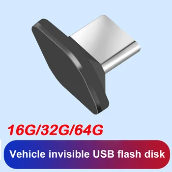 16GB/32GB/64GB Mini Auto U Diskov Portable Typ-C Flash Stabilný, Rýchly Prenos IPX-7 Nepremokavé Plug and Play pre Auto, Počítač, TV