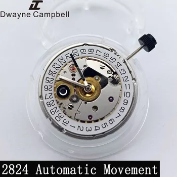 2824 pohyb výmena Zlata, striebra, Mechanický Automatický pohyb zobrazenie dátumu Sledovať hodiny repair tool