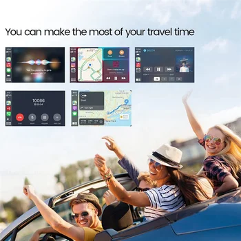 2X CarlinKit Bezdrôtový Android, Auto Adaptér , Podpora Bezdrôtovej CarPlay Dongle, Káblové Apple a Android Zrkadlenie Obrazovky