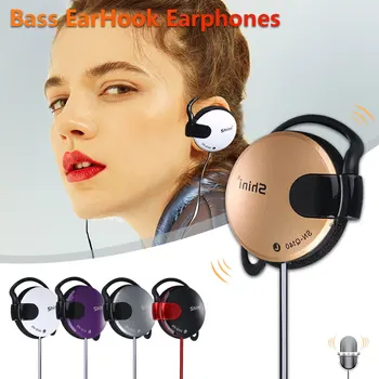 3,5 mm Káblové Slúchadlá Basy EarHook Headset S Mikrofónom Univerzálny Super Clear Slúchadlo Pre iPhone Xiao MP3 PC