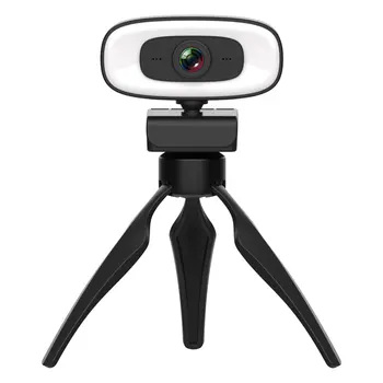360 Stupňov Otočná Prenosné S Mikrofónom Stretnutie pracovnej Plochy Notebooku, Kameru, Fotoaparát, USB, HD širokouhlý Nahrávanie Videa