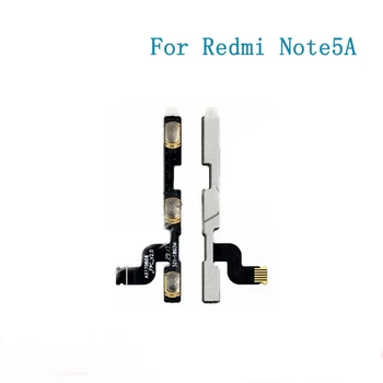 50pcs/veľa Pre Xiao Redmi Note5A Prepínač Power On Off Tlačidlá Flex Kábel Hlasitosti Nahor, Nadol Tlačidlo na Strane Kábla