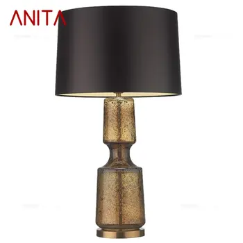 ANITA Jednoduchá Tabuľka Svetle Súčasného Stolná Lampa LED pre Domáce Posteľ Miestnosti Dekorácie