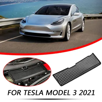 Auto A/C Otvor Nasávania Motora, Kryt Priestoru Klimatizácia, Vstupný Filter Mriežka Ochranný Kôš pre Tesla Model 3 2021