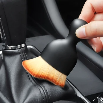 Auto klimatizácia odvzdušňovací čistiaca kefa medzera čistenie mäkké vlasy nástroj pre odstránenie prachu