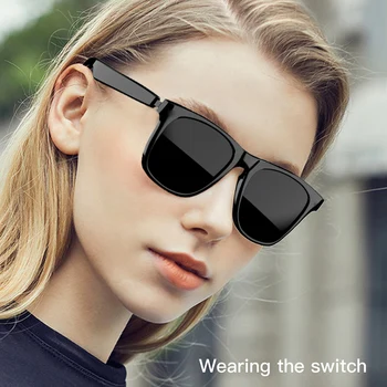 Bluetooth Okuliare Bezdrôtový 5.3 Inteligentné pohodlné HD UV Ochrany slnečné Okuliare Touch Handsfree Hovor Slúchadlá outdoor