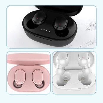 Bluetooth-kompatibilné Slúchadlá Bezdrôtové Slúchadlá Stereo Headset športové Slúchadlá mikrofón s nabíjanie box pre smartphone
