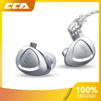 CCA CKX 1DD+6BA Hybrid Vodiča, Čistý Kov V Uchu HIFI Slúchadlá Monitor Basy Headset potlačenie Šumu Slúchadlá Pre EDX ZSX DQ6