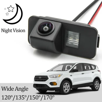 CCD HD AHD Fisheye parkovacia Kamera Pre Ford Escape/Ford Kuga 2013 2014 2015 2016 2017 Auto Reverznej Parkovanie Monitor Nočné Videnie