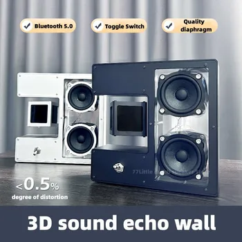 Domov Plochy Magnetické Zavesenie Bluetooth Reproduktor Transparentné Priemyselné Vietor Bezdrôtové Audio Hi-fi Tvorivé a Praktické Darčeky