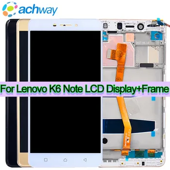 FHD Pre Lenovo K6 Poznámka LCD Displej Dotykový Displej Digitalizátorom. Montáž+Rám Nahradenie 5.5