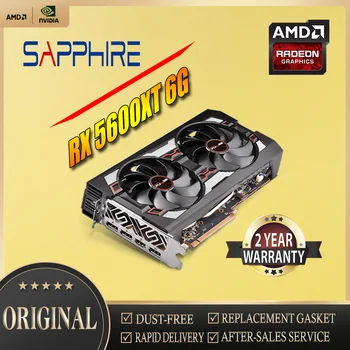 Grafická Karta SAPPHIRE AMD RX5600XT 6 G 192Bit GDDR6 Grafika Pre RX5000 Série Karty RX5600XT DisplayPort Placa Používané