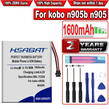 HSABAT 1600mAh Batérie pre Mp4 PAD DIY kobo n905b,kobo n905,kobo n905c