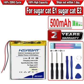 HSABAT 500mAh ZWD402827V Batérie pre cukru mačka E1 na cukor mačka E2 Qing Ying verzia dieťa polohy telefón hodinky