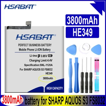 HSABAT HE349 3800mAh Batérie pre SHARP AQUOS S3 FS8032 Batérie