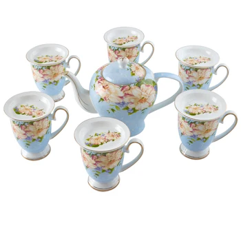 Jednoduché Európskej luxusných domov šálku kávy nastaviť kosti čína afternoon tea cup keramické British čaj nastaviť čierny čaj pohár