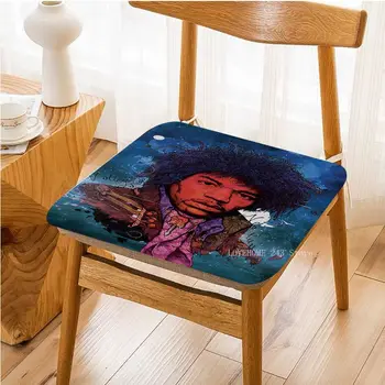 Jimi Hendrix sa Štyroch ročných období, Textílie Čalúnenia Non-slip Obývacia Izba Gauč Dekor Študentov Stolice Tatami Office Zadok Pad