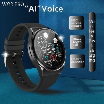 LEMFO Smart Hodinky Pre Mužov Bluetooth Hovor Smartwatch 2023 NFC, Bezdrôtové Nabíjanie Vodotesný IP68 Pre Android IOS 1.32 Palcový Displej