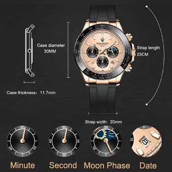 LIGE Bežné Šport Mužov Sledovať Módne pánske náramkové hodinky Quartz Muž Hodiny Top Značky Luxusné Chronograf Reloj Hombre Náramkové Hodinky