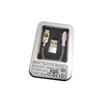 Leafaudio ES9281 MQA USB DAC 32Bit 384K Typ C Adaptér Dac Mobilný Telefón DSD128 Dekodér Výkonný Zosilňovač pre Slúchadlá