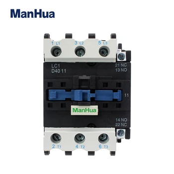 Manhua LC1-D40 3P Č Nc 40A AC Modulárnych Dc Cievky Stykača pre Ochranu Motora Elektrické, Magnetické Stykače