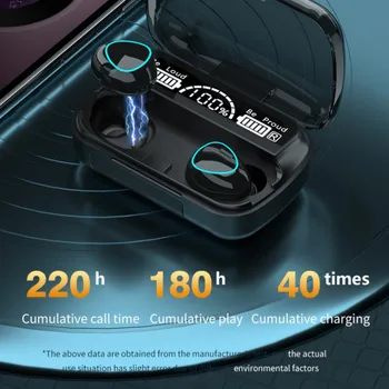 Mini Touch HiFi Športové Slúchadlá Bluetooth-kompatibilného V 5.1 Nepremokavé Headset Dvakrát Slúchadlá Do upchávky do uší S Mikrofónom