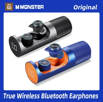 Monster Jasnosť 101 TWS Earphoens Bluetooth AirLinks Jasné Hovoriť Bezdrôtové Slúchadlá ENC Noise Reduction In-ear Headset s Mikrofónom