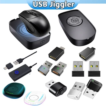 Myš Jiggler Prenášač s Tlačidlo Anti-spánku Automatické Kompatibilné Káblové Bezdrôtové Myši na Počítači Prebudenie pre Udržiava PC Active