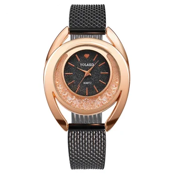 Módne dámske srdce loptu Sledovať PVC plastu luxusné quartz hodinky Ženské dary quartz hodinky