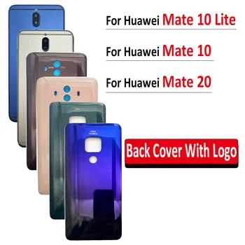 NOVÉ Pre Huawei Mate 10 20 Zadný Kryt Batérie Dvere, Zadné Bývanie Prípade Výmeny Lepiacou Mate 10 Lite S Objektív