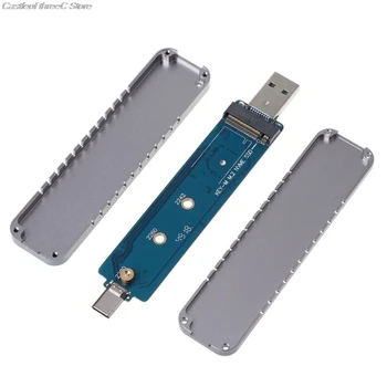 NVMe M. 2 Krytu NVMe SSD na USB 3.1 Typ-C a Typ-A Adaptér Converter pre M. 2 PCI-e (M Kľúč) SSD
