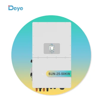 Na Sklade Deye Hybrid Invertor 25kw 30kw 40kw 50KW tri fázy 3 MPPT pre skladovanie energie Deye Solárneho invertora