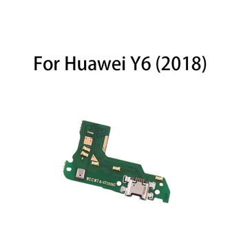 Nabíjanie pomocou pripojenia USB Port Rada Flex Kábel Konektor pre Huawei Y6 (2018)