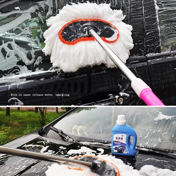 Nastaviteľné Auto Umyť Štetec Utieranie Mop Auto Cleaning Tool Dodávky Utierky Kefy Automobily Kefy Na Umývanie Auta, Čistiace Výrobky