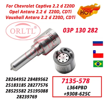 ORLTL 03P 130 282 Tryska H364 G364 Ovládací Ventil 9308-625C Diesel Injektor Súpravy 7135-578 pre 28264952 28489562 25183185 28277576