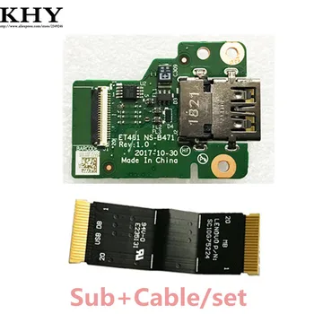 Originálne USB Sub karty ASM W/kábel pre ThinkPad T480S ET481 NS-B471 SC10G75224 01LX990 01LX989 01ER996