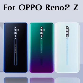 Pre OPPO RENO2 Z Zadný Kryt Batérie Zadné Bývanie Sklo Panel Dverí Prípade