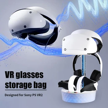 Pre PS VR2 Herný ovládač Nabíjačka Stanice Gamepad Nabíjacej Kolísky Dock Slúchadlá do uší Držiak S RGB Svetlo na Okuliare Príslušenstvo