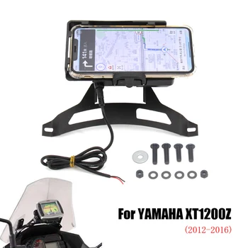 Pre YAMAHA XT1200Z XT 1200 Z Super Tenere Motocykel mobilný telefón držiak navigácie držiak, USB nabíjačky 2011 - 2016 2015 2014