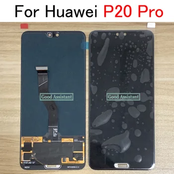 Pôvodné AMOLED Pre Huawei P20 Pro P20Pro CLT-L09 L09C L29 L04 L29C L04C LCD Displej Dotykový Displej Digitalizátorom. Montáž odtlačkov prstov