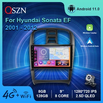 QSZN Android 12 2K autorádia Pre Hyundai Sonata EF 2001 - 2012 Multimediálny Prehrávač Videa GPS Carplay Auto Navigácia Stereo Č 2Din