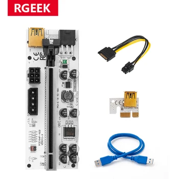 RGEEK 010 PCI-E Stúpačky Karty 010S 010X 009S 60 CM Kábel USB 3.0 karty PCI Express 1X až 16X Extender PCIe Adaptér pre grafický procesor (GPU Grafickej Karty
