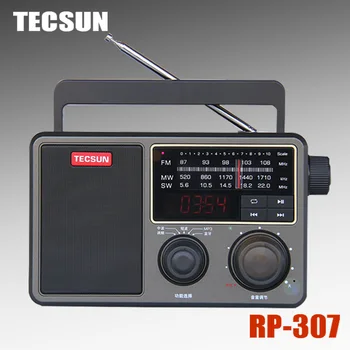 Tecsun RP307 súborov WAV, FLAC, APE Bluetooth Reproduktor Prenosný FM SW MW Rádio, USB, SD TF kartu, MP3 Prehrávač, Rádio