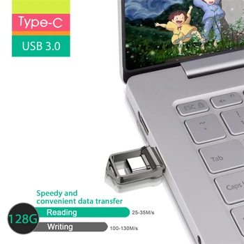 USB Flash Disk 512G 1 TB 2TB OTG Typu C, USB 3.0 Držať Pero Disk Mini Externé Memory Stick pre SmartPhone MacBook Tablet Samsung