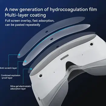 VR GlassesScreen Chránič ForPico4 Aniscratch Inteligentné Okuliare, Anti-Modré Svetlo TPU Transparentné HD Filmu Pre VR Okuliare Displeja