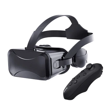 VR Headset Pre Telefón Nastaviteľné 3D Okuliare Deti, Dospelých Radič Darček Virtuálnej Reality Okuliare Ochrana Očí Filmy, Video Hry