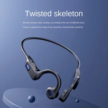 Vzdušné Vedenie Slúchadlá Bluetooth 5.2 Bezdrôtové Slúchadlá Vodotesný MP3 prehrávač Športové Headset Mikrofón pre Cvičenie so Systémom Jazdy