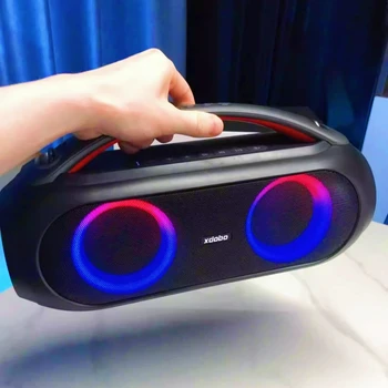 XDOBO Atmosféra Plus 80W high-výkon Bluetooth, reproduktory, prenosné, nepremokavé vonkajšie drôt subwoofer 360 stereo surround Caixa De Som